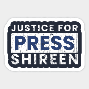Justice For Press Shireen Sticker